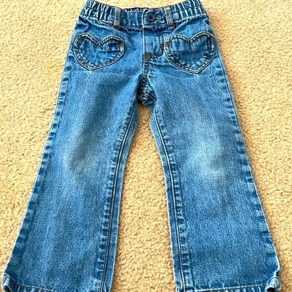 Set of (2) Toddler Blue Jeans Bundle- Jordache and Carter’s - Size 2T